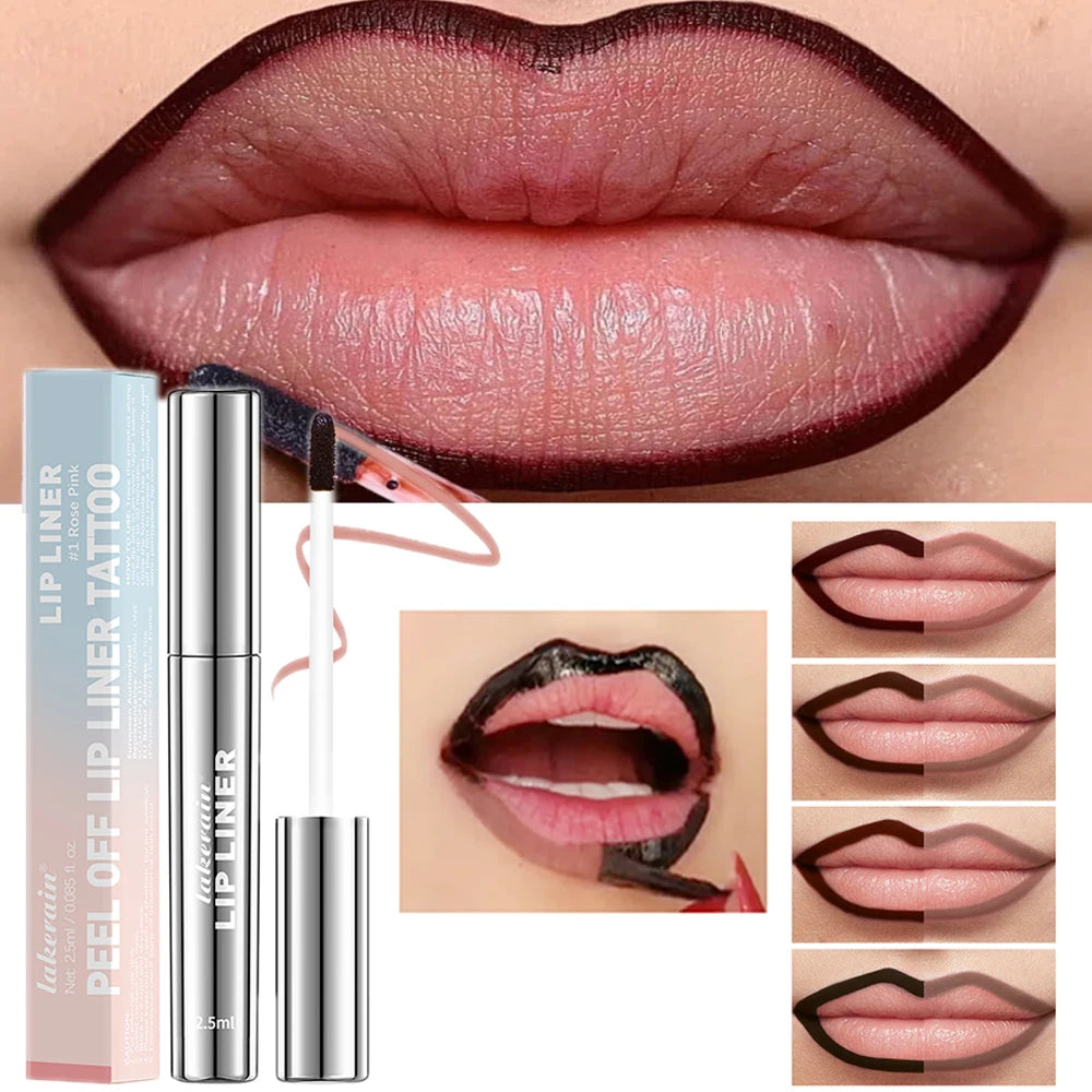 Lakerain Peel Off Lip Liner Tattoo