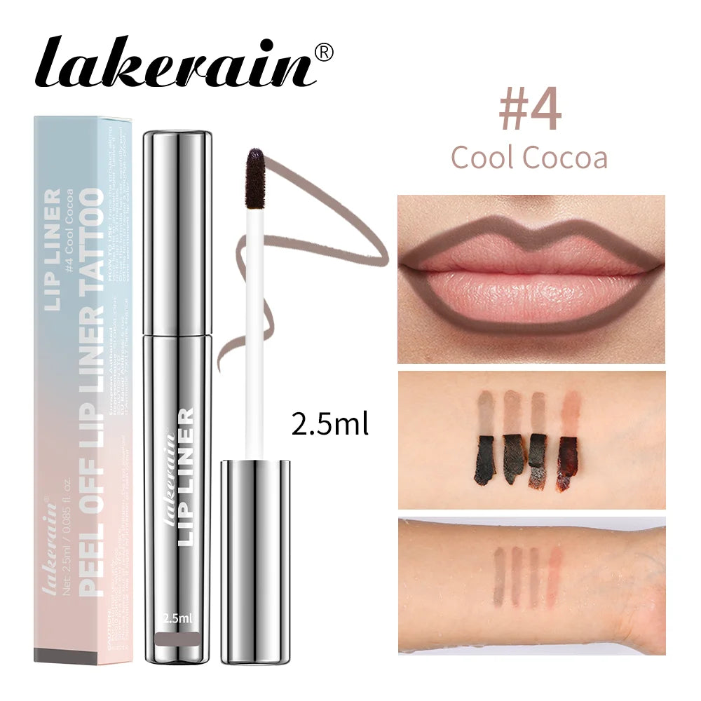 Lakerain Peel Off Lip Liner Tattoo