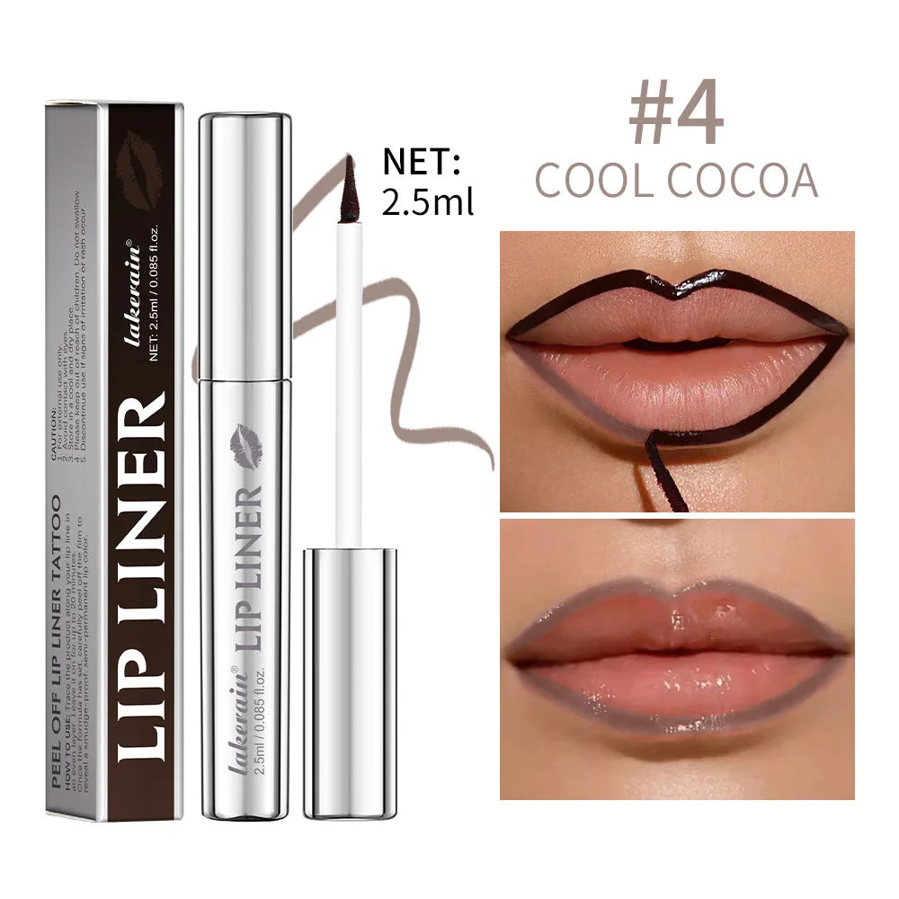 Lakerain Peel Off Lip Liner Tattoo
