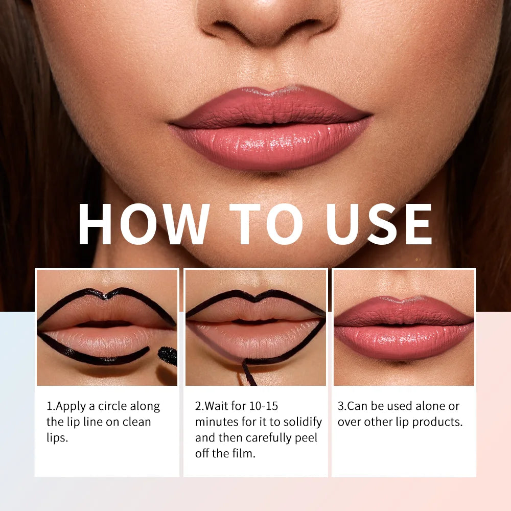 Lakerain Peel Off Lip Liner Tattoo