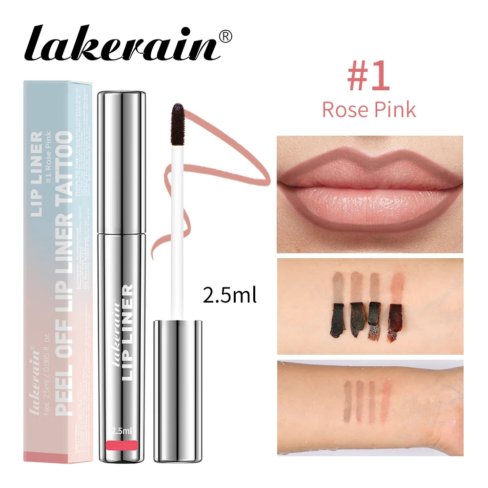 Lakerain Peel Off Lip Liner Tattoo